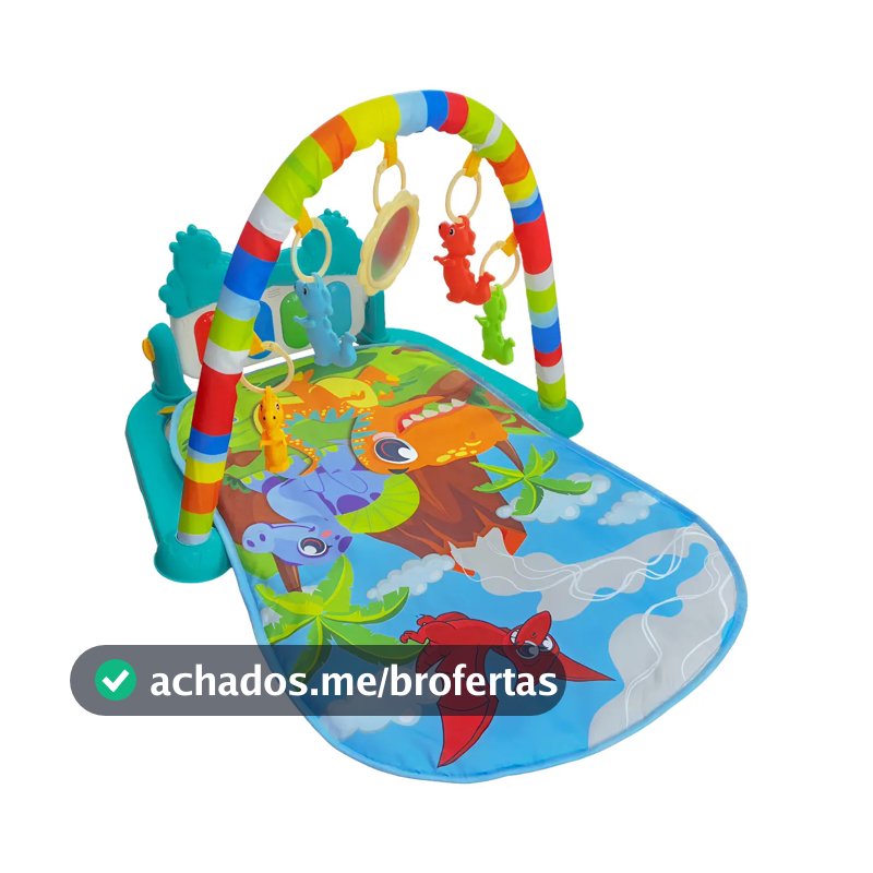Tapete de Atividades Para Bebê Piano Play Funny Dino Maxi Baby