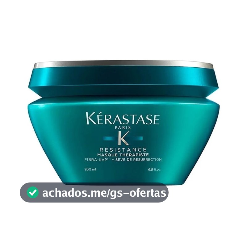 Máscara de Reconstrução Profunda para Cabelos Danificados, Força e Elasticidade Résistance Thérapiste Kérastase 200ml