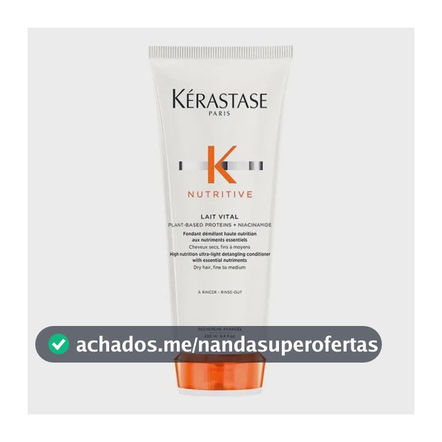 Condicionador Hidratante 200ml Kérastase Nutritive Lait Vital