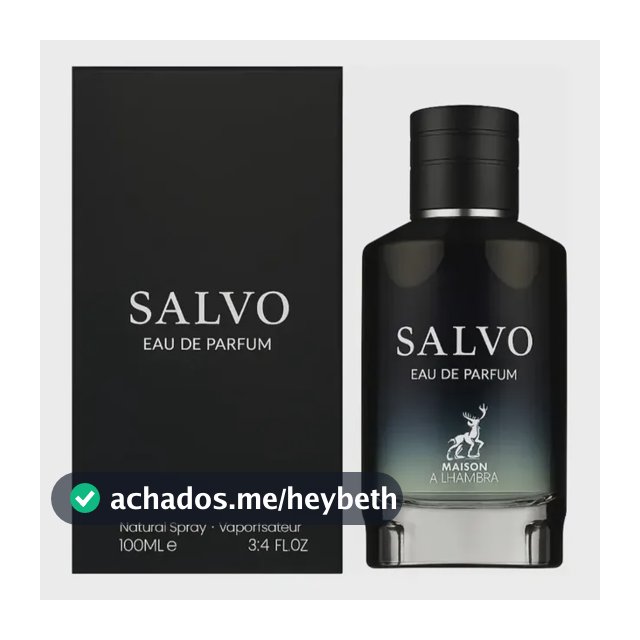 Perfume Masculino Arabe Salvo Eau de Parfum Alhmabra 100ml C/