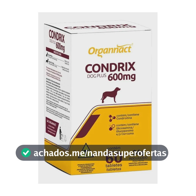 Condrix Dog Plus 600mg (36g) - Organnact Com 60 Comp