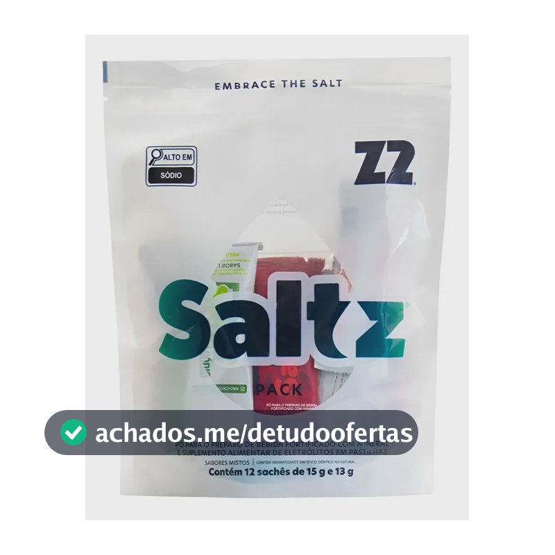 Z2 Saltz Pack 12 Sticks 15g Sortidos Eletrólitos Sódio Saltz Pack