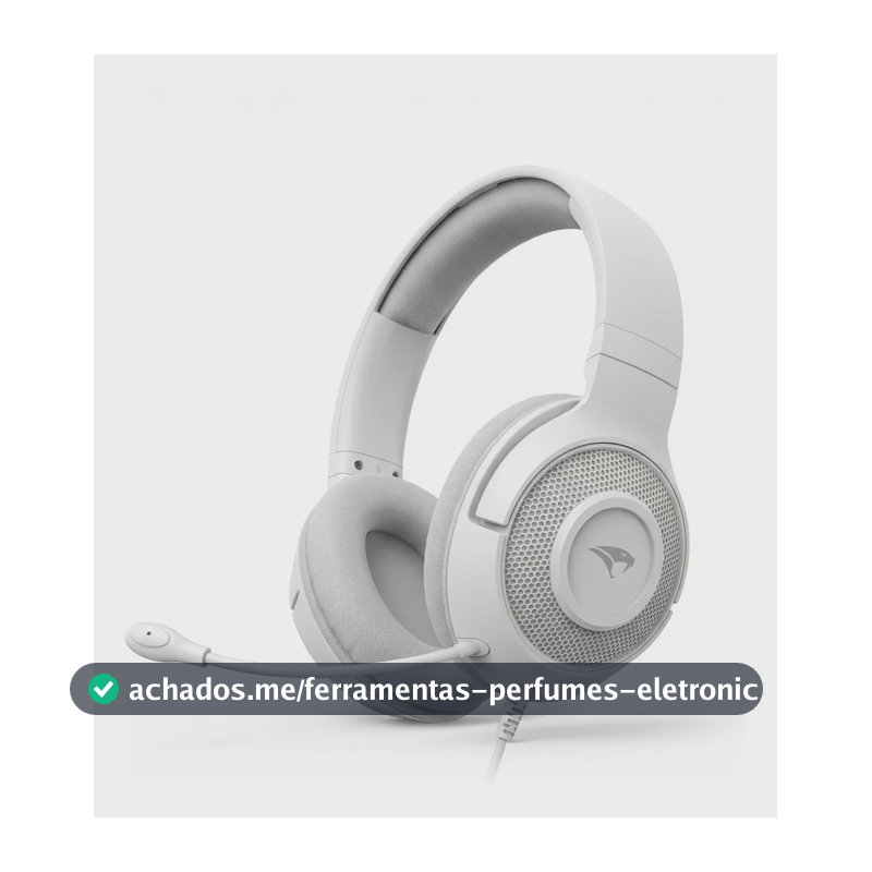 Headset Com Fio Viper Pro Creative Branco Vo401 Com Microfone Para Escritório Branco
