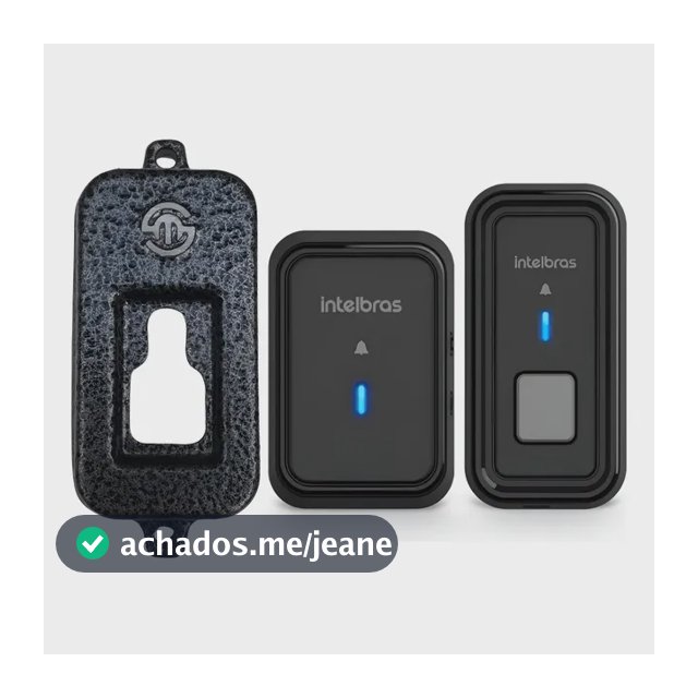 Kit Campainha Sem Fio Intelbras + Vários Modelos De Protetor