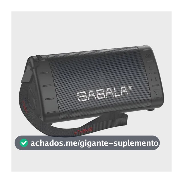Caixa De Som Portátil Bluetooth Sabala Dr-901 Cor Preto