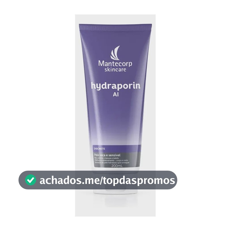Sabonete Líquido Corporal Hydraporin AI 200ml Mantecorp Skincare