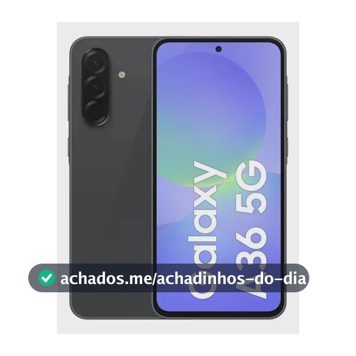 Smartphone Samsung Galaxy A36 5g 128gb 6gb Ram Câmera Tripla De Até 50mp Selfie De 12mp Ip67 Super Amoled 6.7'' Nfc Recursos Ai Android E Segurança Snapdragon - Preto