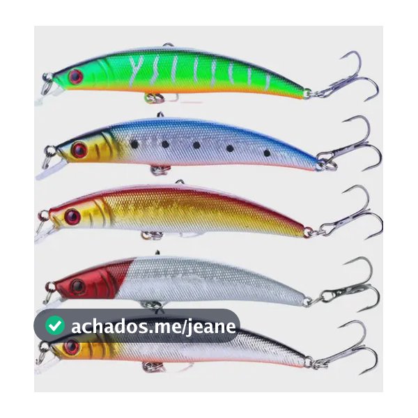 Isca Artificial Meia Água 5un 9cm 8.5g Tucunaré Dourado Traíra Marca LEGNA