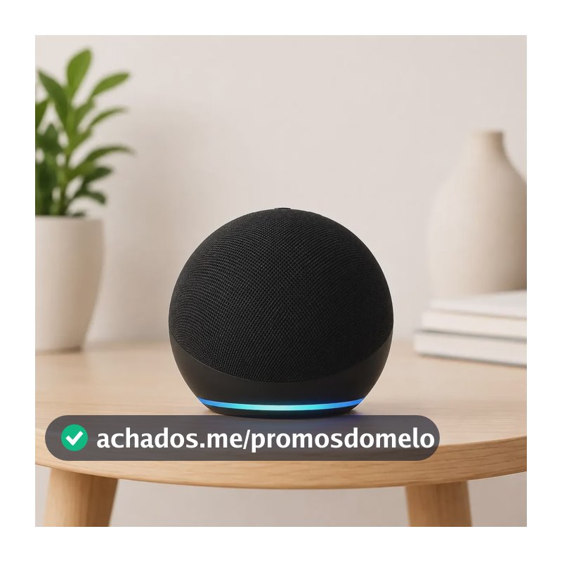 Alaxe Caixa De Som Inteligente Comando Voz Portátil Bluetoot Preto