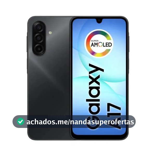 Celular Samsung Galaxy A17 Com Ia, 128gb, 4gb Ram, Câm De 50mp, Tela De 6.7", Nfc, Ip54 - Preto