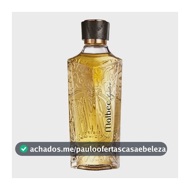 O Boticário Malbec Signature Eau De Parfum Masculino 90ml