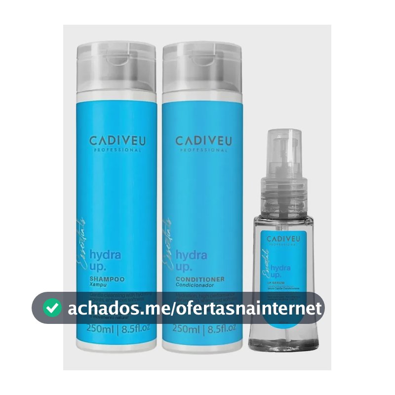 Cadiveu Hydra Up Shampoo & Condicionador 250ml + Sérum 65ml