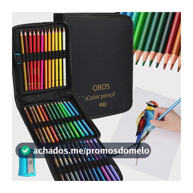 120 Kit Lápis De Cor,desenho Artístico Com Caixa De Lapis 48 Lápis