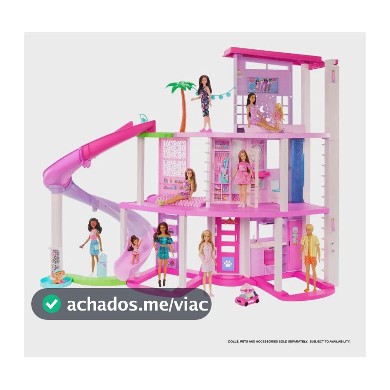 Casa dos Sonhos da Barbie conjunto de brinquedos Com Piscina E Acessórios Com 2 Andares Para Crianças A Partir De 3 Anos Casa da Barbie