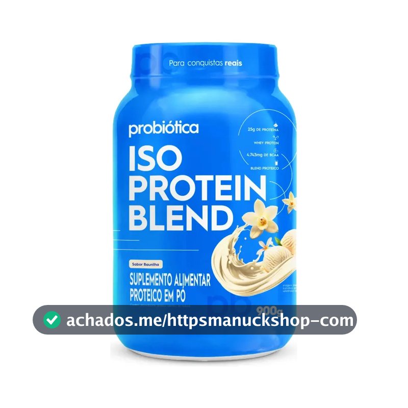 Whey protein Probiótica Iso Blend em pó sabor Baunilha x 900g