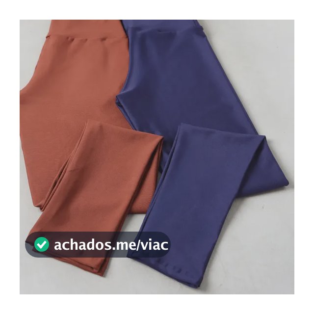 Kit 2 Legging Grossa Feminina Cintura Alta Fitness Academia