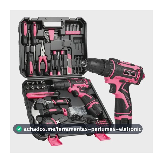 Kit De Ferramentas Domésticas, Furadeira Sem Fio, Mandril 3/ 151pcs 12v