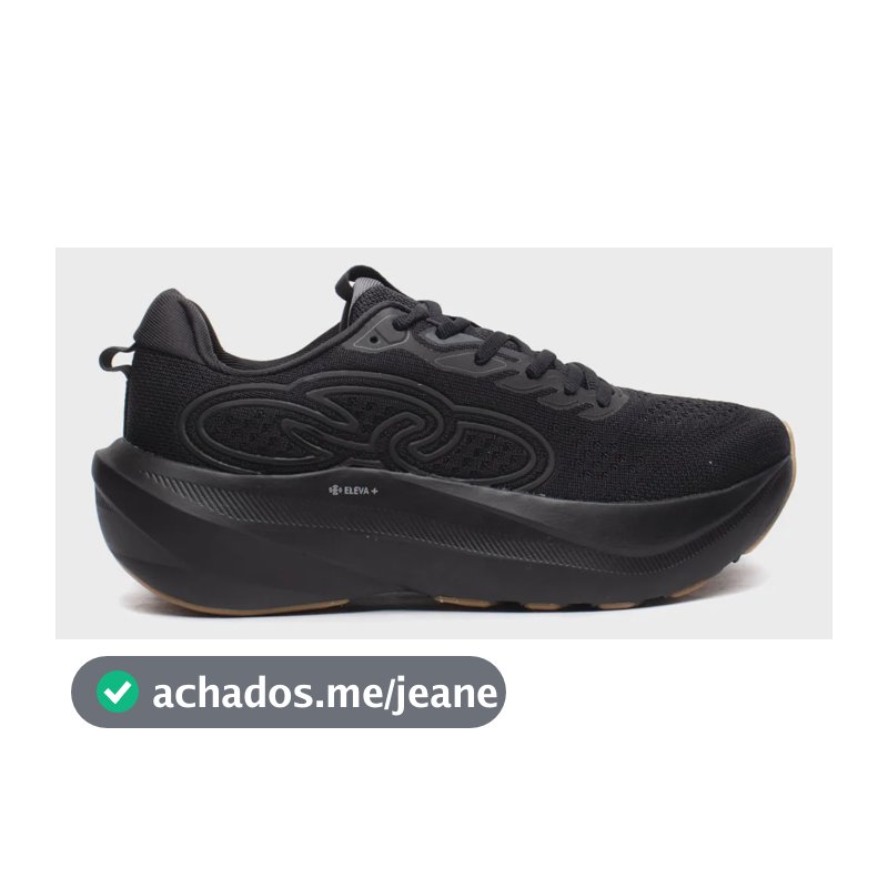 Tênis Masculino Olympikus Nuvem Leve Hypersox Preto Preto 42 Br