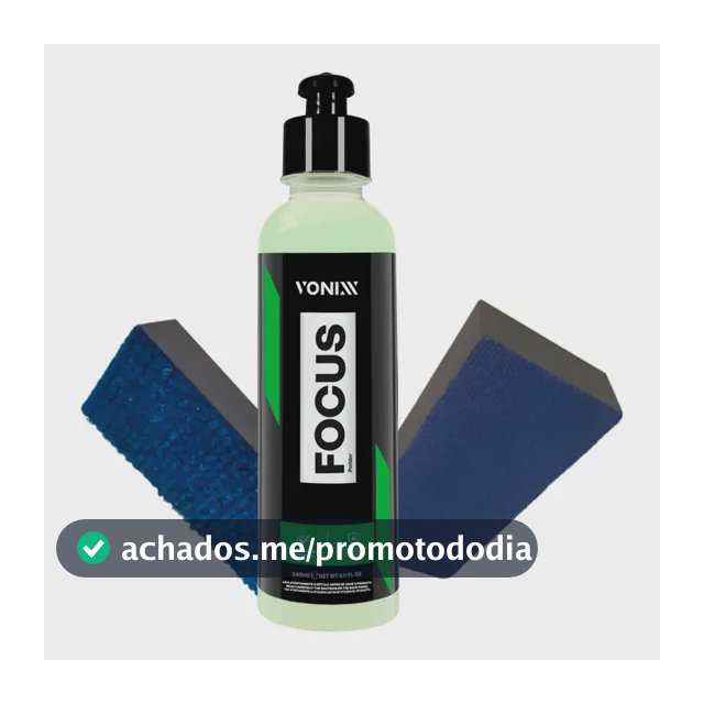Focus Removedor De Chuva Ácida Vonixx 240ml Com Aplicadores