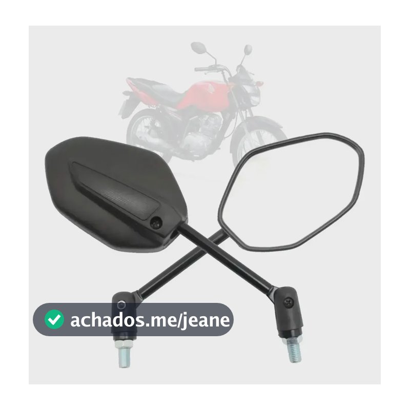 Espelho Retrovisor Mini Articulado Cg Fan 125 150 160