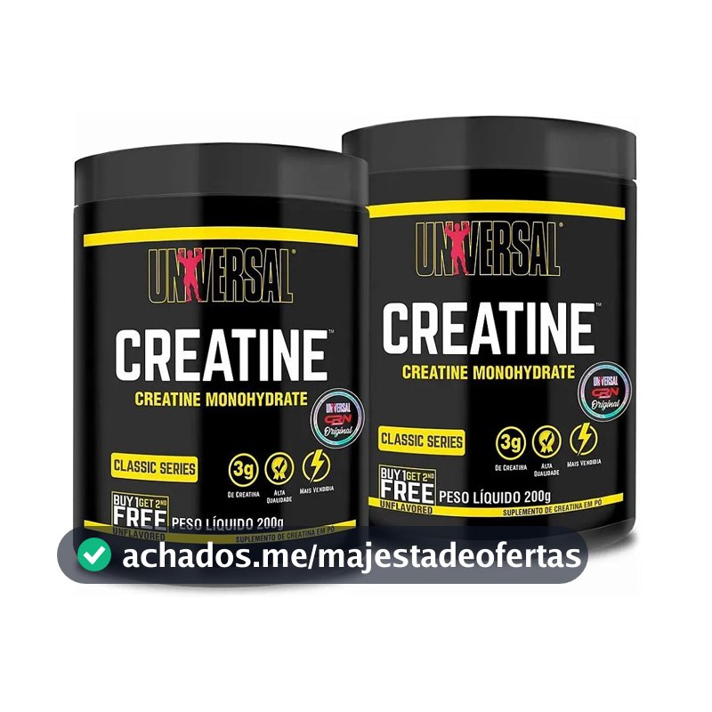 Suplemento Em Pó Universal Combo Creatina 400g (200g+200g) Universal Nutrition