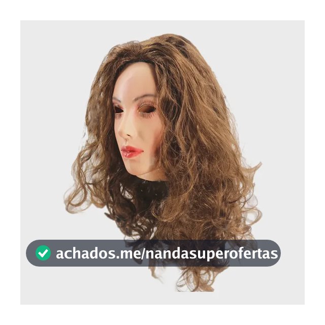 w·z. Máscara De Látex Hiperrealista Com Peruca Para O Pará