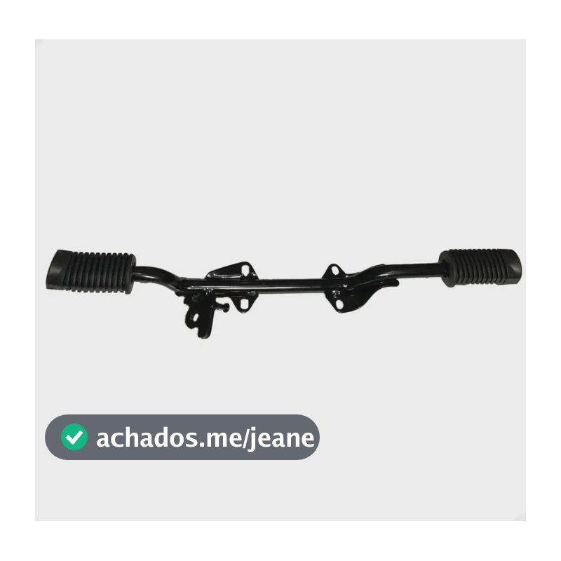 Estribo Dianteiro E Borrachas Cg 125 Fan 2005 2006 2007 2008
