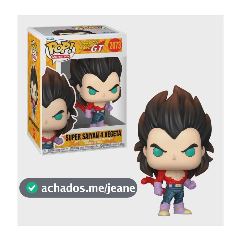 Boneco Funko Pop! Dragon Ball Gt - Super Saiyan 4 Vegeta