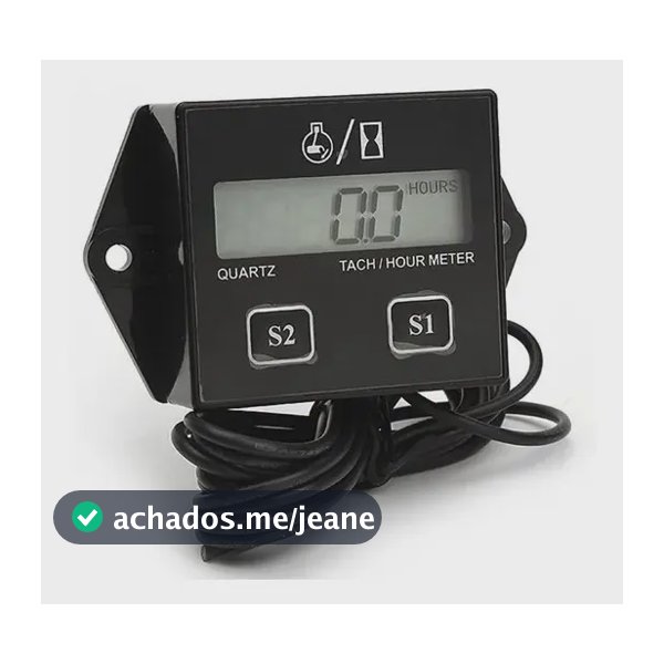 Horímetro Tacometro Digital Motos Barcos Carros Kart Cross