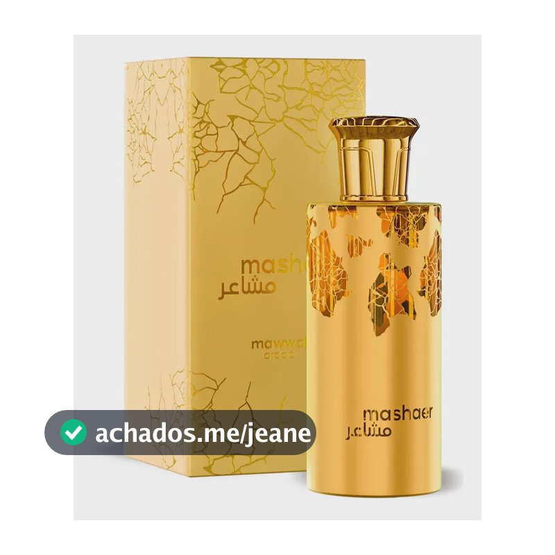 Perfume Árabe Mawwal Mashaer 100ml Eau De Parfum Feminino Original