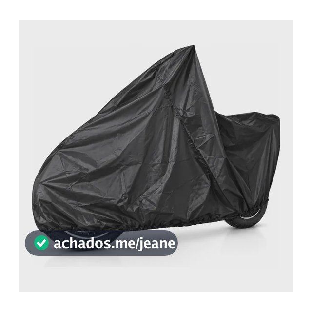 Capa Para Moto Impermeável Leve Proteção Uv Sol Chuva P M G Preto G