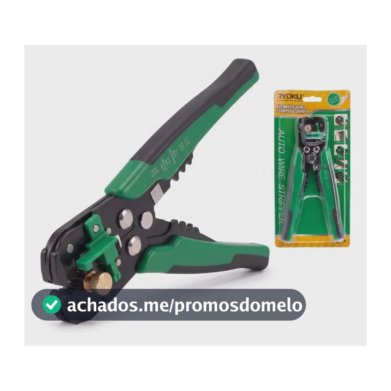 Alicate Desencapador Automático Crimpador Corte Fios Ryoku