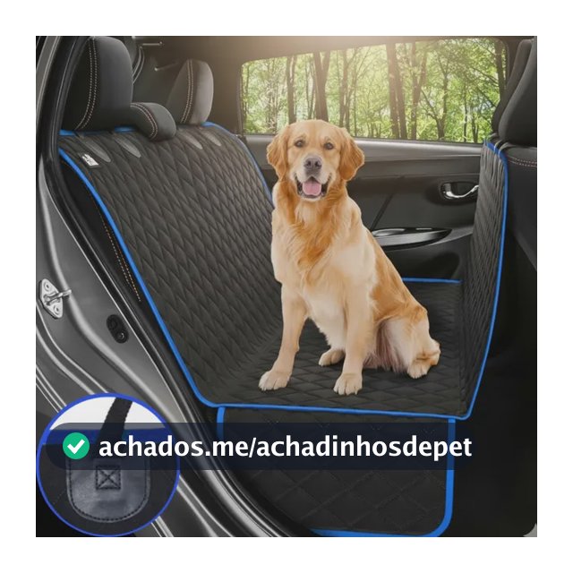 Capa Pet Protetora Impermeável Luxo Banco Traseiro De Carro
