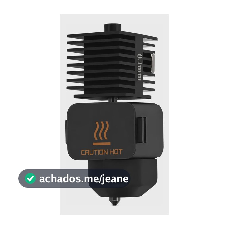 Hotend Bico Aço Endurecido 0,4mm + Capa Bambu Lab A1 / Mini