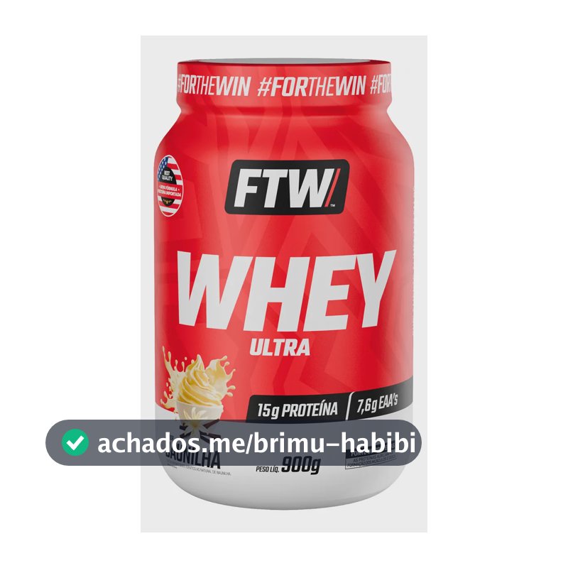 Whey protein FTW em pó sabor Baunilha x 900g