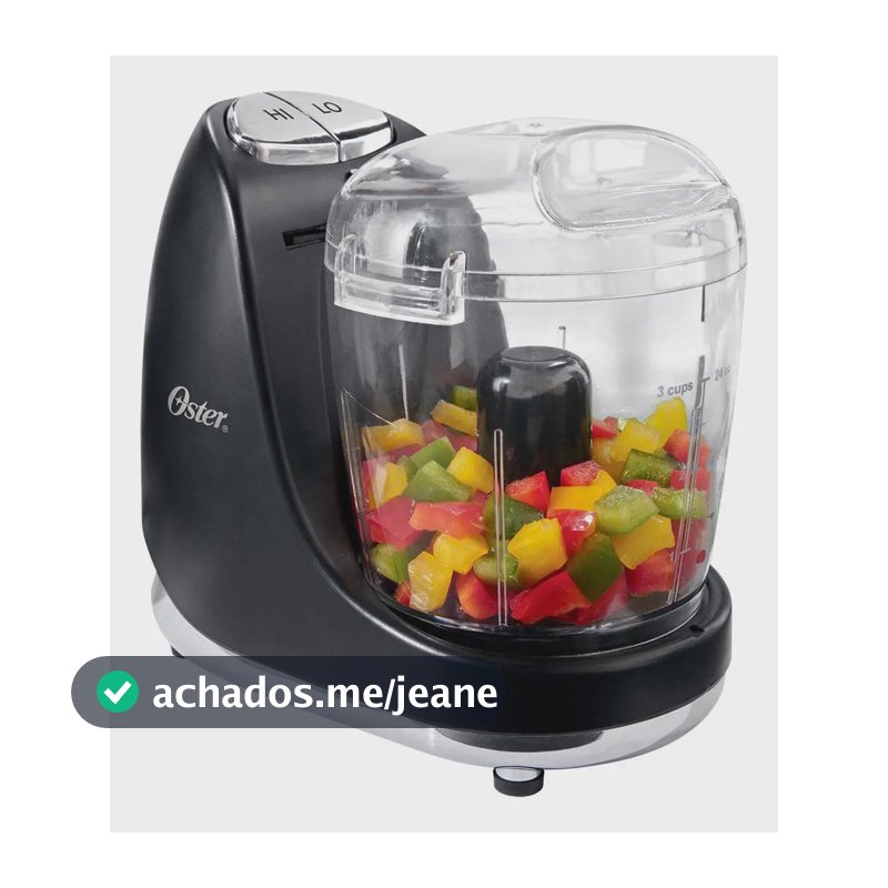 Mini Processador 3320 Chrome Preto Oster