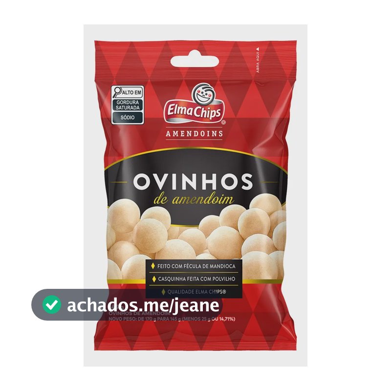 Ovinhos De Amendoim Elma Chips 145G