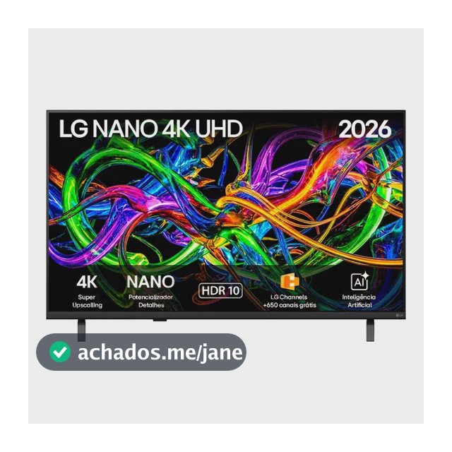 Smart Tv LG 43'' 4k Ultra Hd Nano Ai Webos 26 43un85