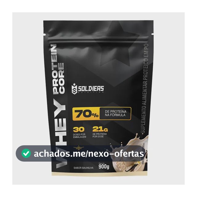 Whey protein Soldiers Nutrition em pó sabor Baunilha x 900g
