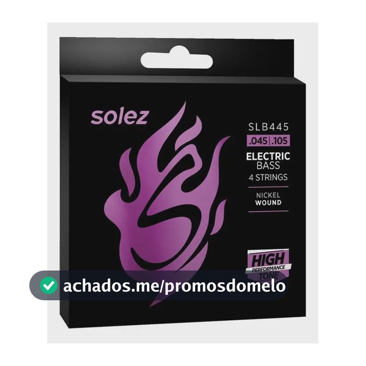 Encordoamento Solez Baixo 4 Cordas Contrabaixo 045- Slb445