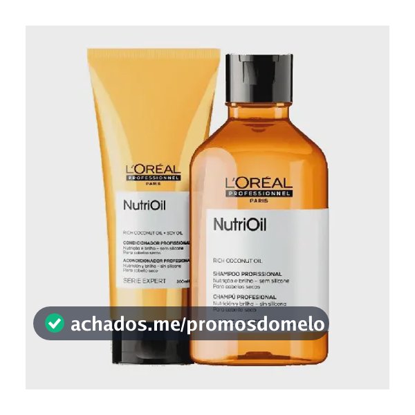 Kit Shampoo Nutrioil 300ml E Condicionador 200ml - L'oreal
