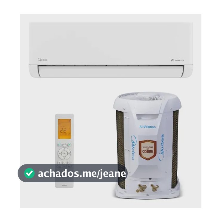 Ar Condicionado Split Hi Wall Midea Airvolution Inverter 9.000 Btus Frio R-32