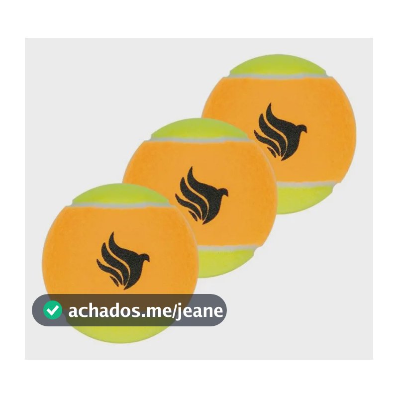 Kit 3 Bolas De Beach Tennis Pichau Stage 2 Aprovada Itf Bolinhas Alta Durabilidade