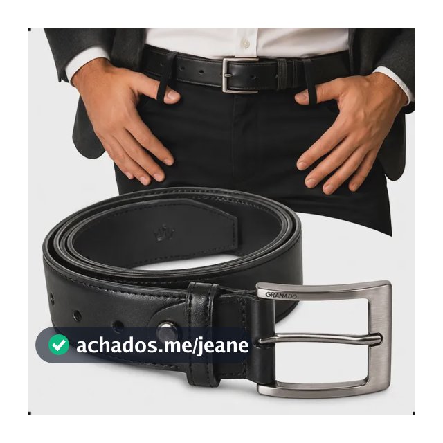 Cinto Masculino Social Couro Legítimo Premium Extra Macio