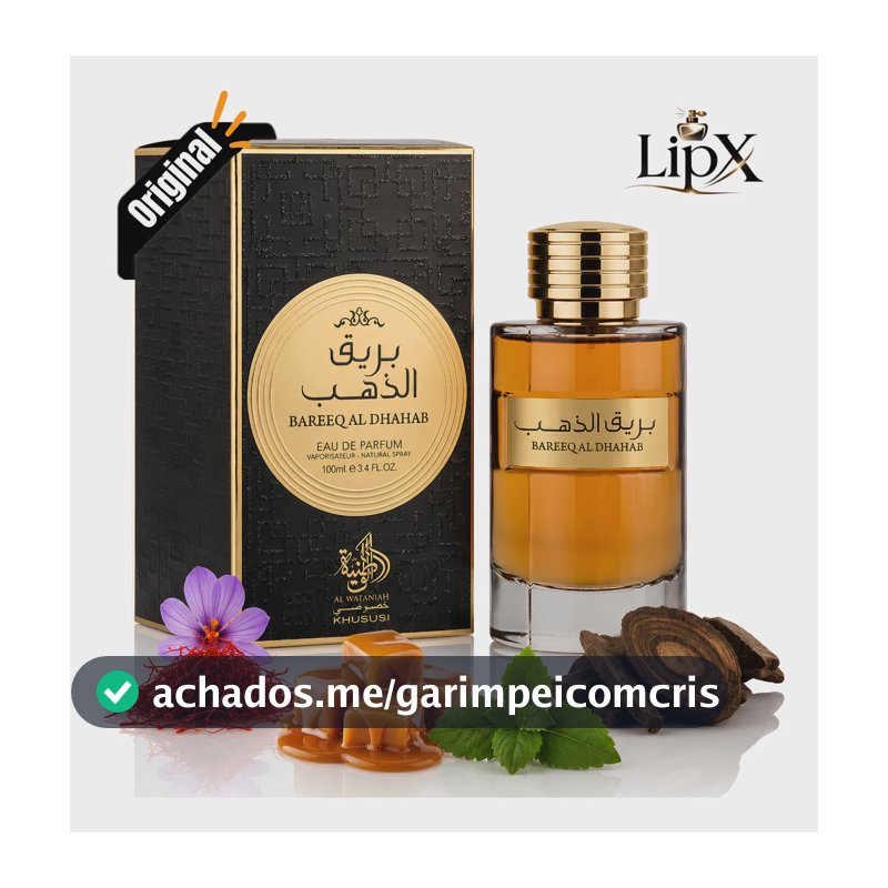 Perfume Árabe Al Wataniah Bareeq Al Dhahab 100ml Eau De Parf