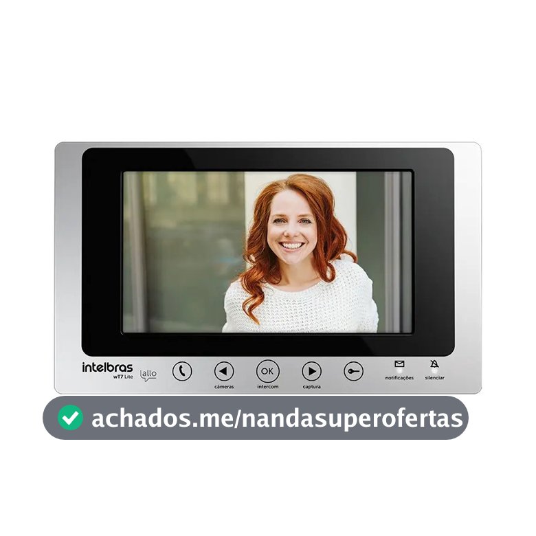 Módulo Interno Para Videoporteiro Allo Wt7 Lite Intelbras