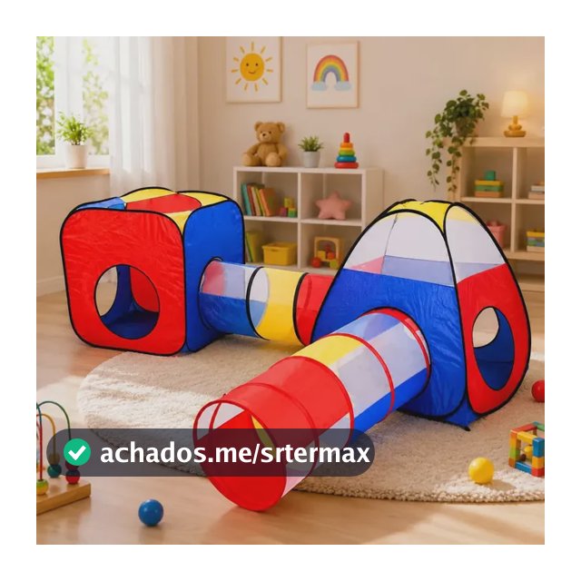 Barraca 4 Em 1 Cabana Toca Túnel Infantil Criança LINDA