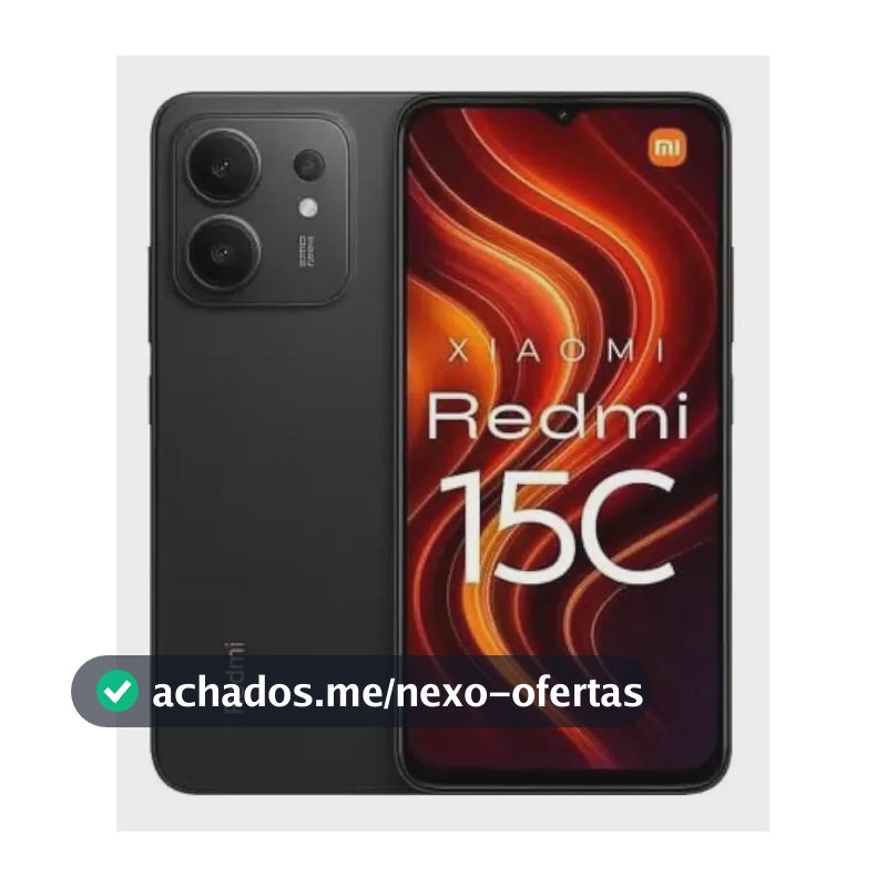 Celular Xiaomi Redmi15c 256gb Ram 8gb Rom 2026 Cor Preto