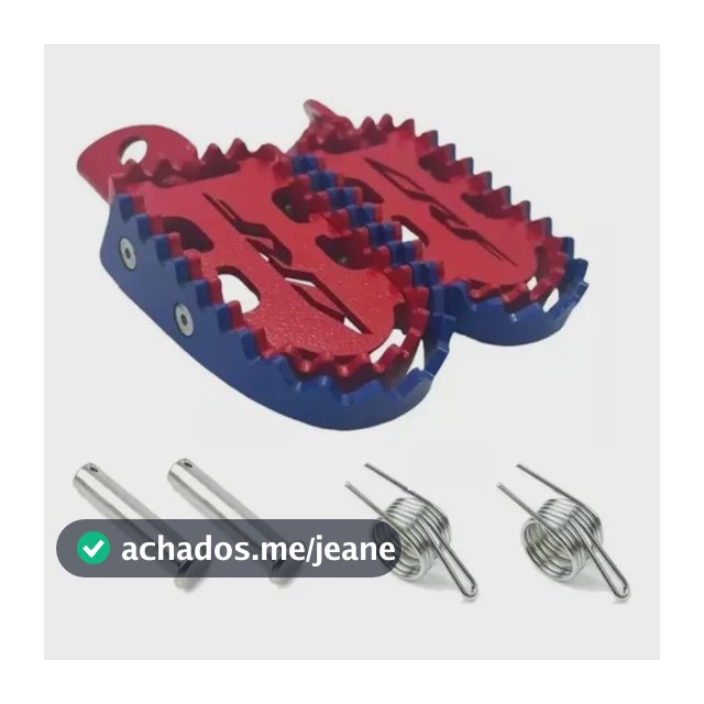 Pedaleira Crf 230 F - Crf 250 F Aço Lift Dual + Mola E Pino