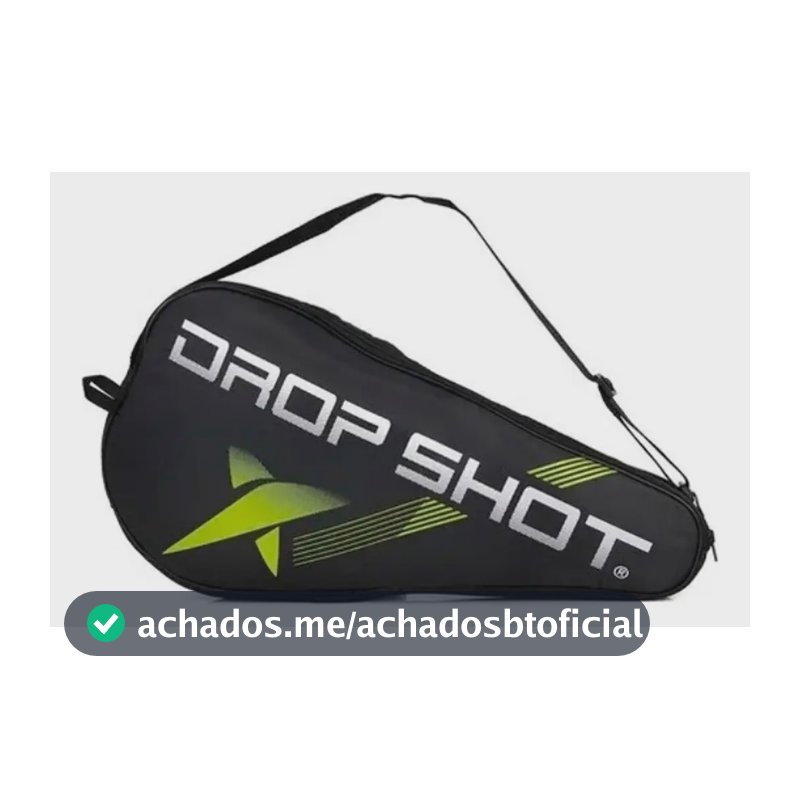 Capa Para Raquete Drop Shot Cor Preto